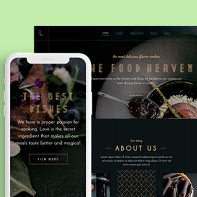 Restaurant Web Design Content